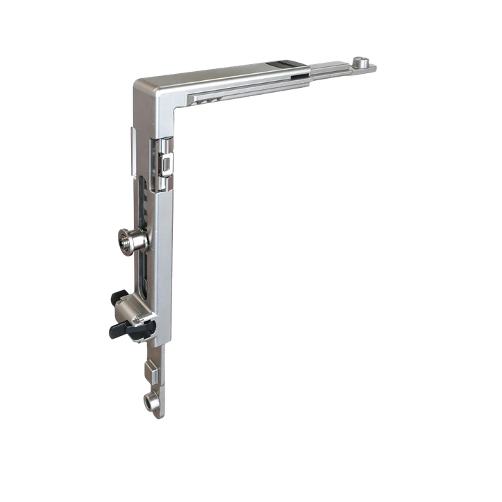 Schüco corner deflection with mushroom-head locking pin