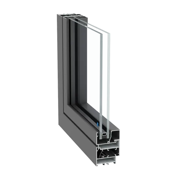 Window section of the Reynaers Concept System 59Pa – custom aluminum windows featured on Reynaers Aluminum Windows & Window Systems