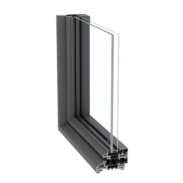 Window section of the Reynaers SlimLine 38 – custom aluminum windows featured on Reynaers Aluminum Windows & Window Systems