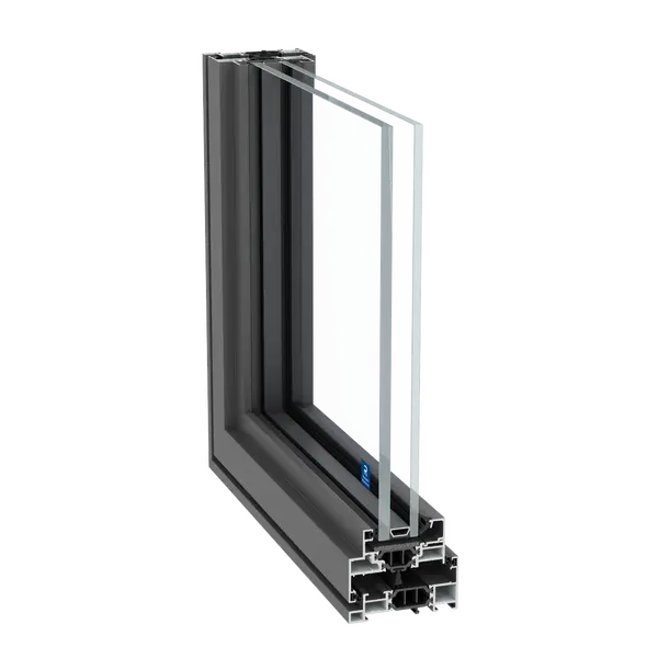 Window section of the Reynaers SlimLine 68 – custom aluminum windows featured on Reynaers Aluminum Windows & Window Systems