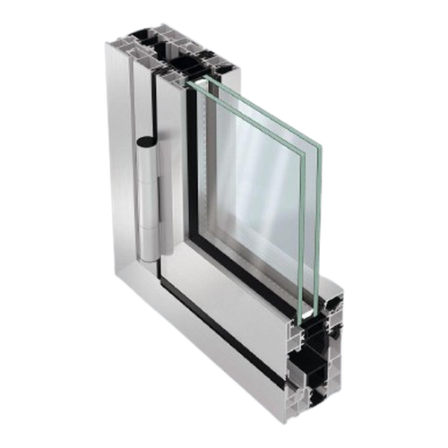 Profile section of the Schüco AS FD 75 aluminum bifold door – aluminum bifold doors featured on Schüco Aluminum Bifold Doors USA | AS FD 75 & 90.HI
