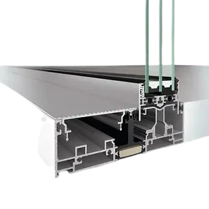 Schüco ASE 67 PD Panorama Design sliding glass door profile – aluminum sliding doors featured on Schüco Sliding Glass Doors USA | ASE & Panorama