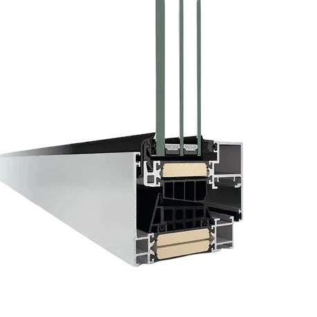 Profile section of the Schüco AWS 90 BS.SI+ – custom aluminum windows featured on Schüco Aluminum Windows & AWS Window Systems